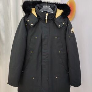 Moose Knuckles Womens Gold Ballistic Bomber